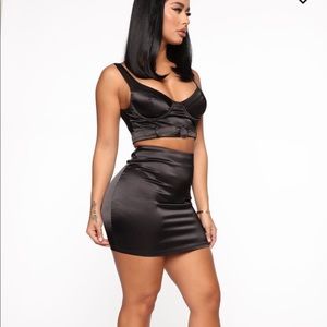 A two piece black set !